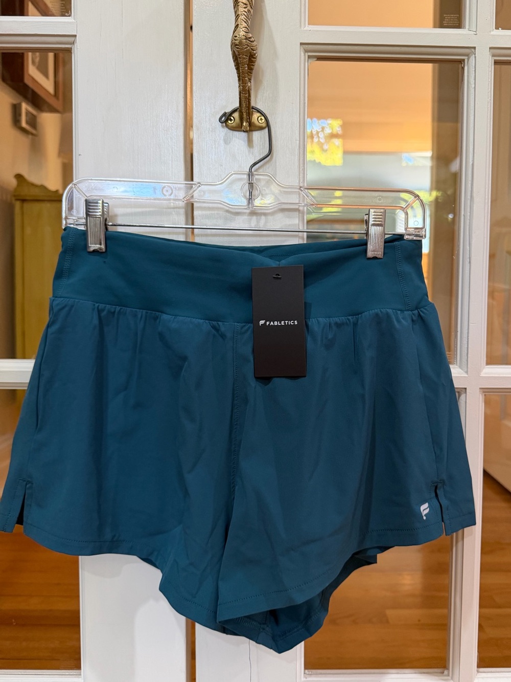 Fabletics NWT Teal Blue Women's Athletic Shorts